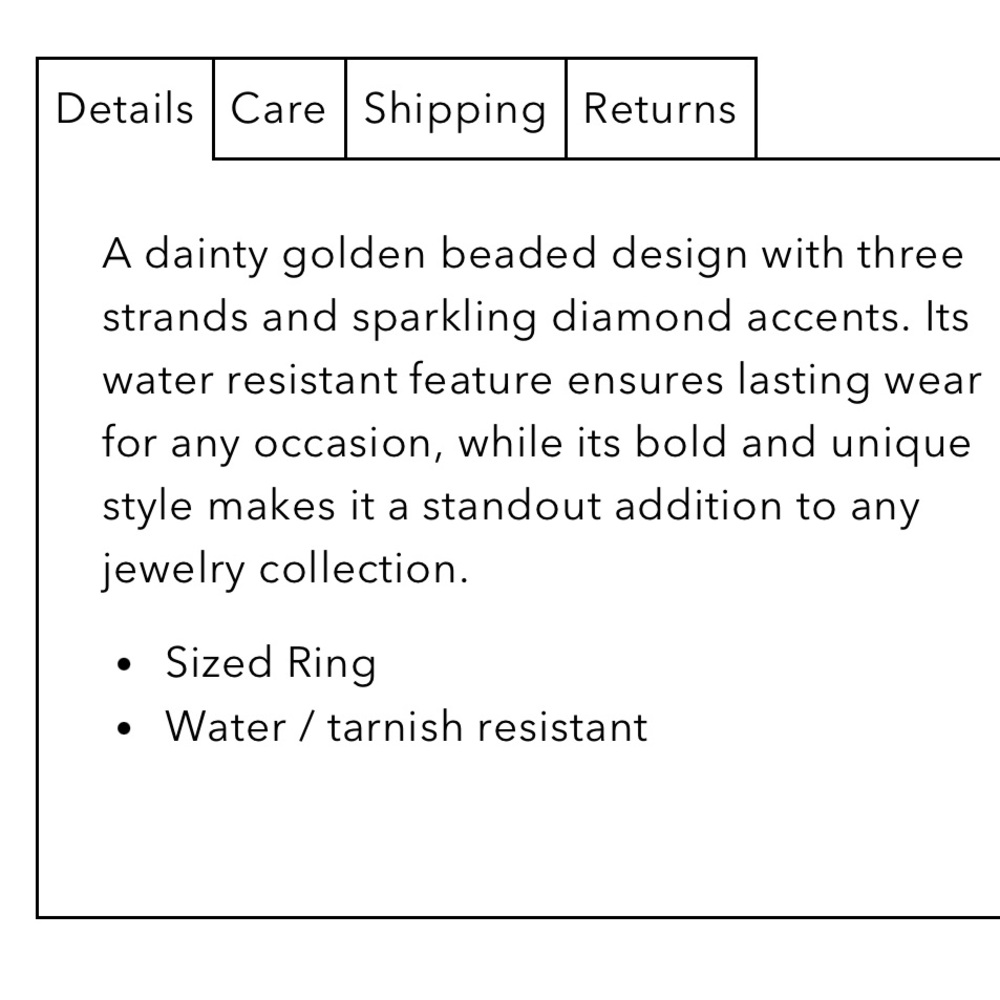 Bracha Gala Gold Ring - Picture 4 of 4
